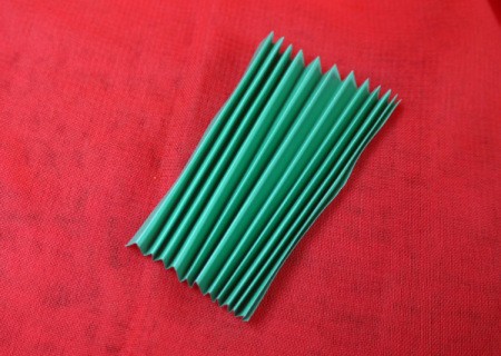 Pleated Paper Butterfly - completed folds