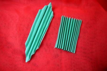 Pleated Paper Butterfly - folded papers