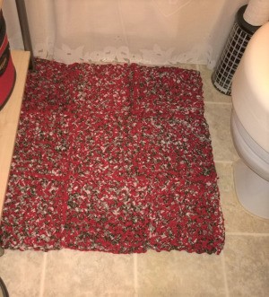 Crocheted Bathroom Rug