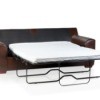 Sofa bed with a metal frame.
