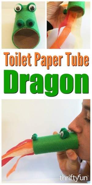 Making a Toilet Paper Tube Dragon | ThriftyFun