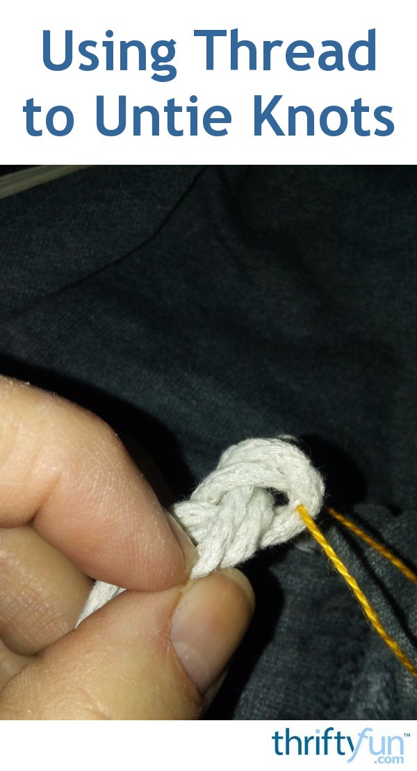 easiest knot to untie