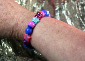 Pipe Cleaner Bracelets - finished bracelet