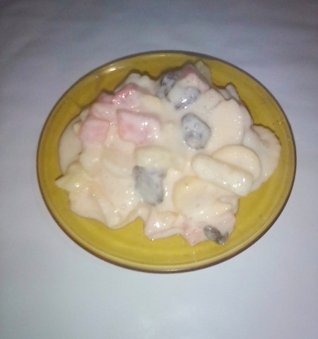 Tropical Fruit Dessert in bowl