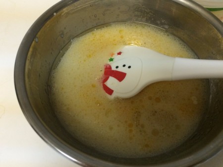 mixing wet ingredients