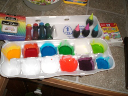 Homemade Watercolor Paint Recipe - add food color