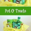 Pot O' Treats - St. Patrick's day gift idea with a pot gull of treats.