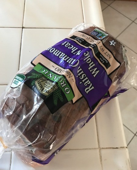 A loaf of bread on the counter