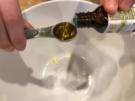 Homemade Bath Bombs - add essential oil