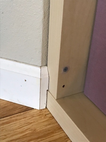 Installing a Baby Gate for a Wide Archway - attaching trim