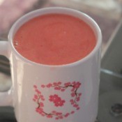 cup of citrus smoothie