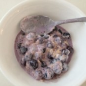 Berry Overnight Oats in bowl