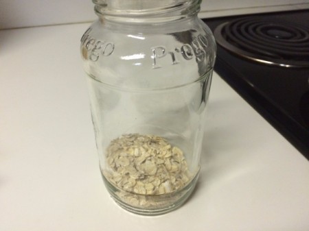 oats in jar