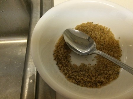 bread crumb in bowl