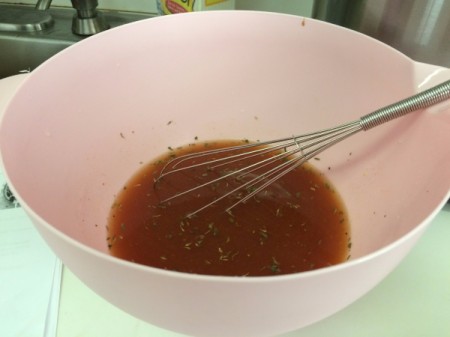 gravy ingredients in bowl