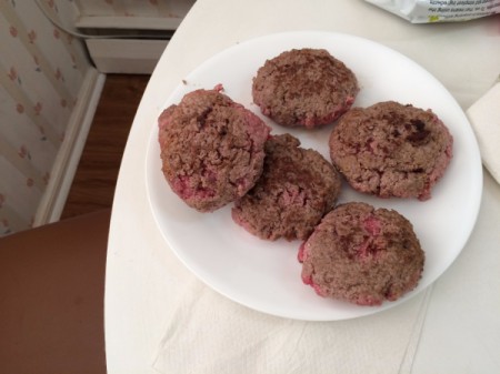 cooked steak patties