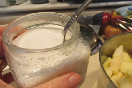 Homemade Chunky Applesauce