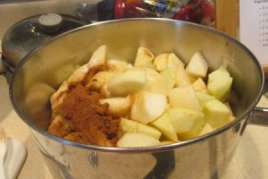 Homemade Chunky Applesauce