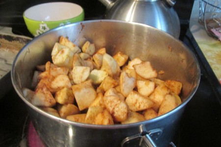 Homemade Chunky Applesauce