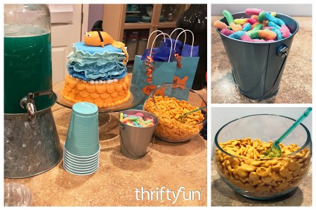 Goldfish Themed Party Snacks