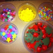 How to Sort and Organize Craft Beads - round containers of beads