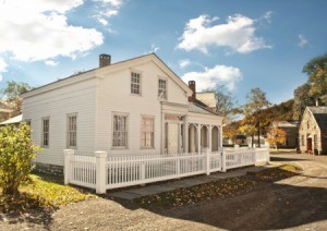 An old house in a small rural town.