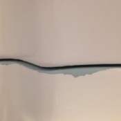 Caulking and Repainting a Shower - peeling paint