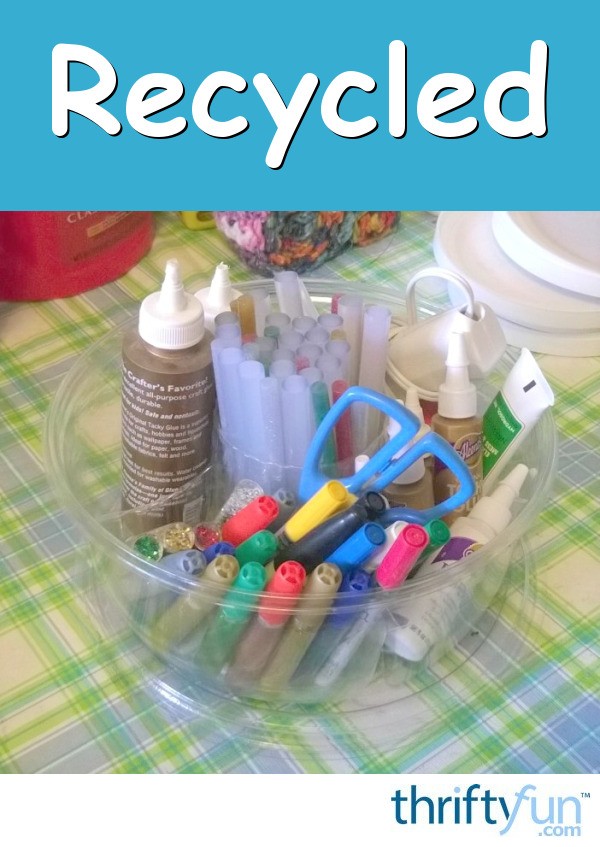Organizing Craft Supplies With Recycled Containers ThriftyFun