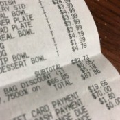 Check Your Receipt for Incorrect Charges