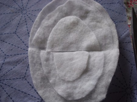 Pot Holders from Shoulder Pads - padding material