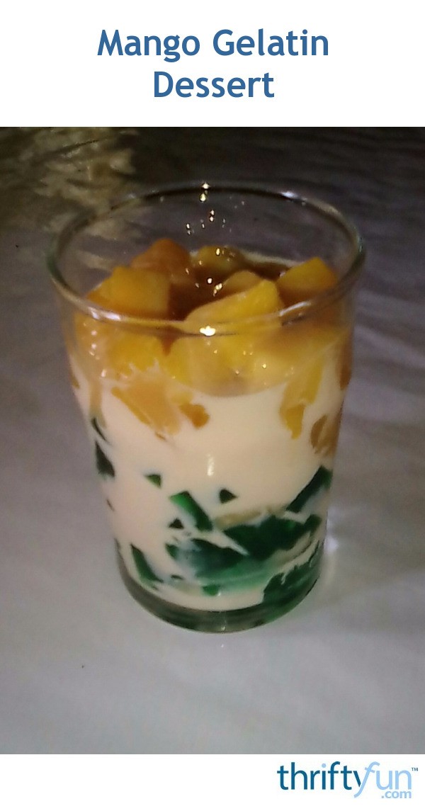 Mango Gelatin Dessert ThriftyFun
