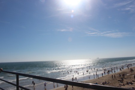 A view of Huntington Beach.