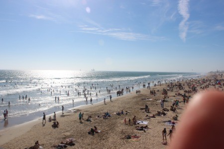 A view of Huntington Beach.