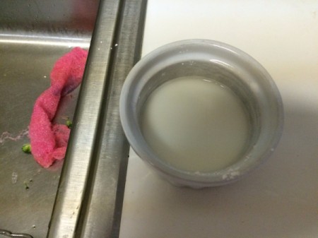 gravy ingredients in bowl