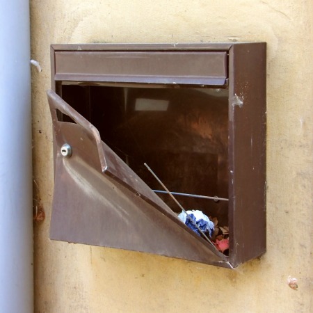 Damaged Mailbox