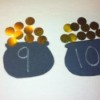 Pot of Gold Number Matching - the original numbers can be removed or higher ones add to the back side