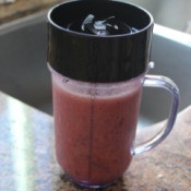 berry smoothie in cup