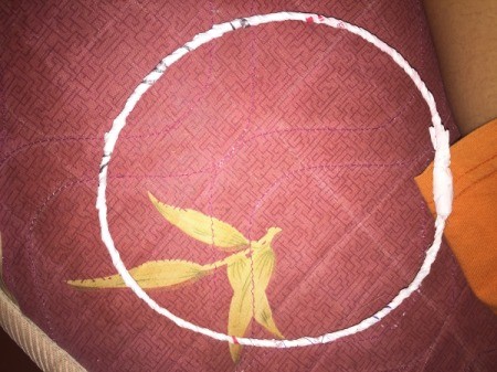 Calendar Flower Crown - twist ends together to form a circle
