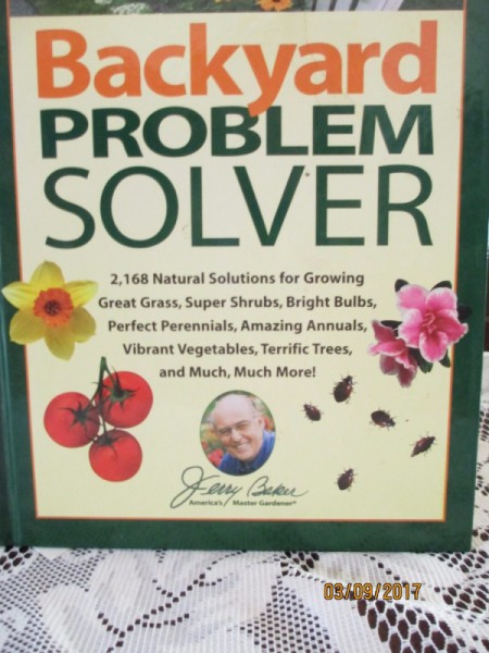 The book cover for "Backyard Problem Solver."