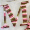 Yarn Wrap Letters and Hanger  - wrapped letters