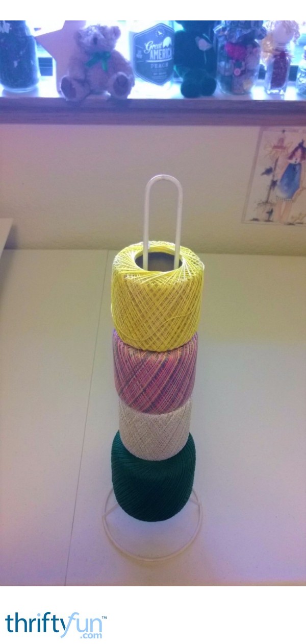 Bath Tissue Holder to Store Crochet Thread ThriftyFun