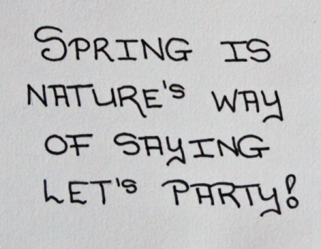 Spring Tea Party Invitation - write text