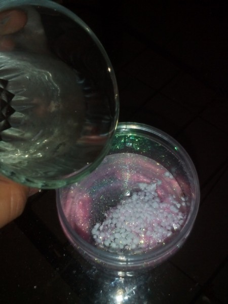 Easy Snow Globe - add water and glycerine