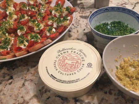 Smoked Salmon Crostini  Appetizers ingredients