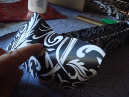 Aluminum Foil Box Desk Organizer