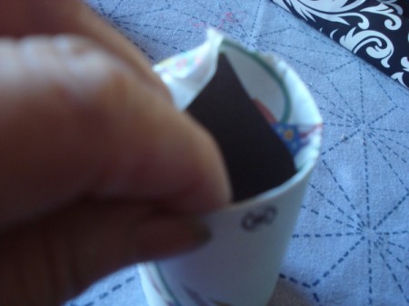 Aluminum Foil Box Desk Organizer - stick extra paper down inside