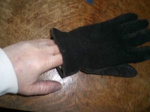 Wear Rubber Gloves Inside Gloves - thin latex type glove being worn inside work gloves