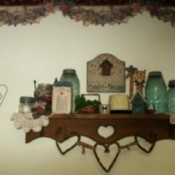 Country Knick Knack Shelf