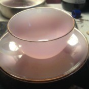 Value of Gold Edged China Cup and Saucer
