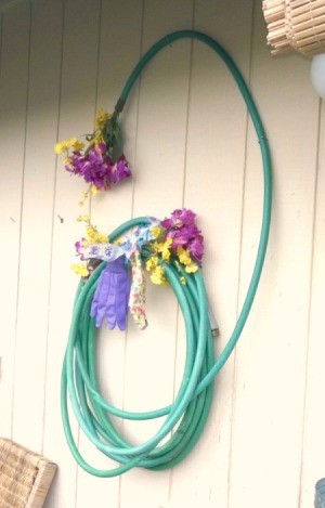Hose Wreath for Your Deck or Balcony